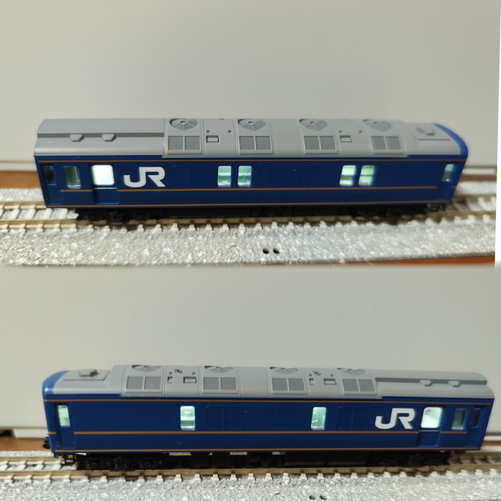 RB-Light T社 カニ24-0/500専用室内灯 寝台車専用室内灯