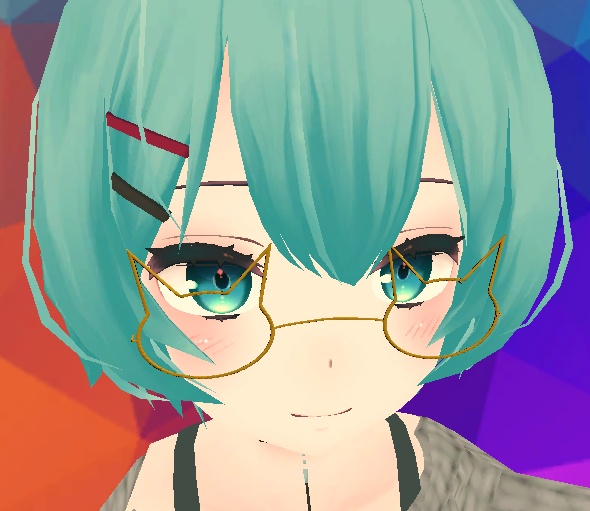 sharp neko glasses とがり猫のサングラス 眼鏡 4タイプ+