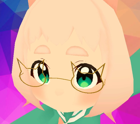 sharp neko glasses とがり猫のサングラス 眼鏡 4タイプ+