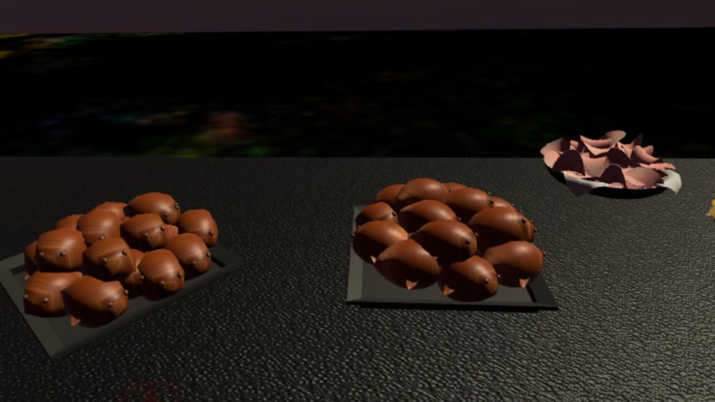 ✨【VRChat ギミック】ASMR サクサクカリカリ みんなで食べればおいしいセミ vrchat SDK3