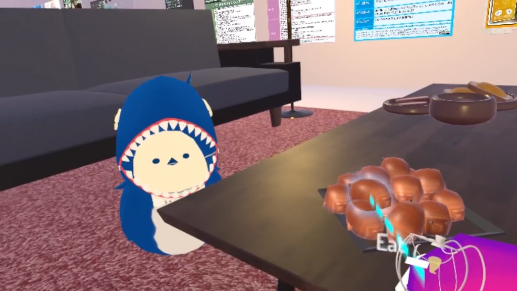 ✨【VRChat ギミック】ASMR サクサクカリカリ みんなで食べればおいしいセミ vrchat SDK3