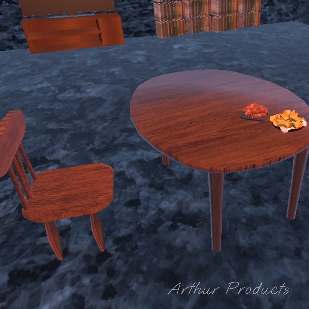 ハンドメイドな椅子と机15点セット