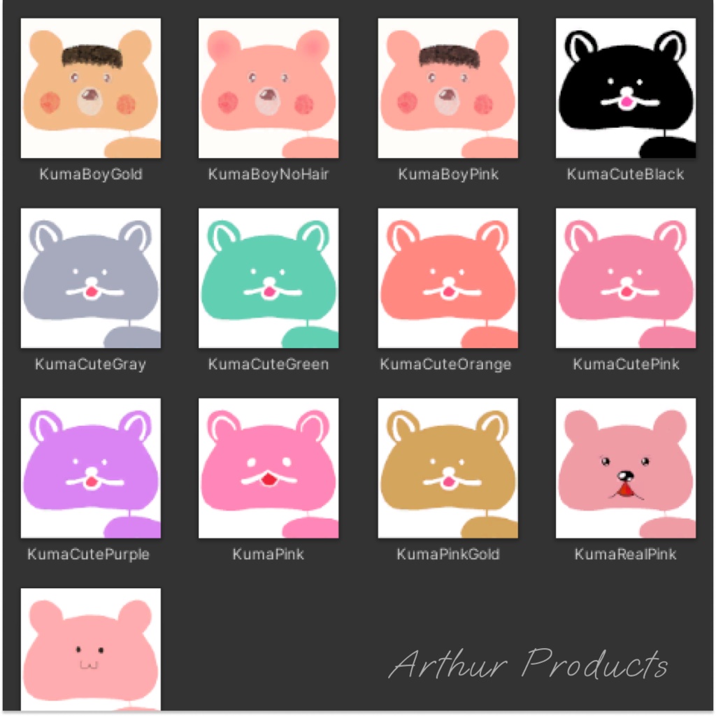 ✨ おっとりくまのバッジ ヘアピン