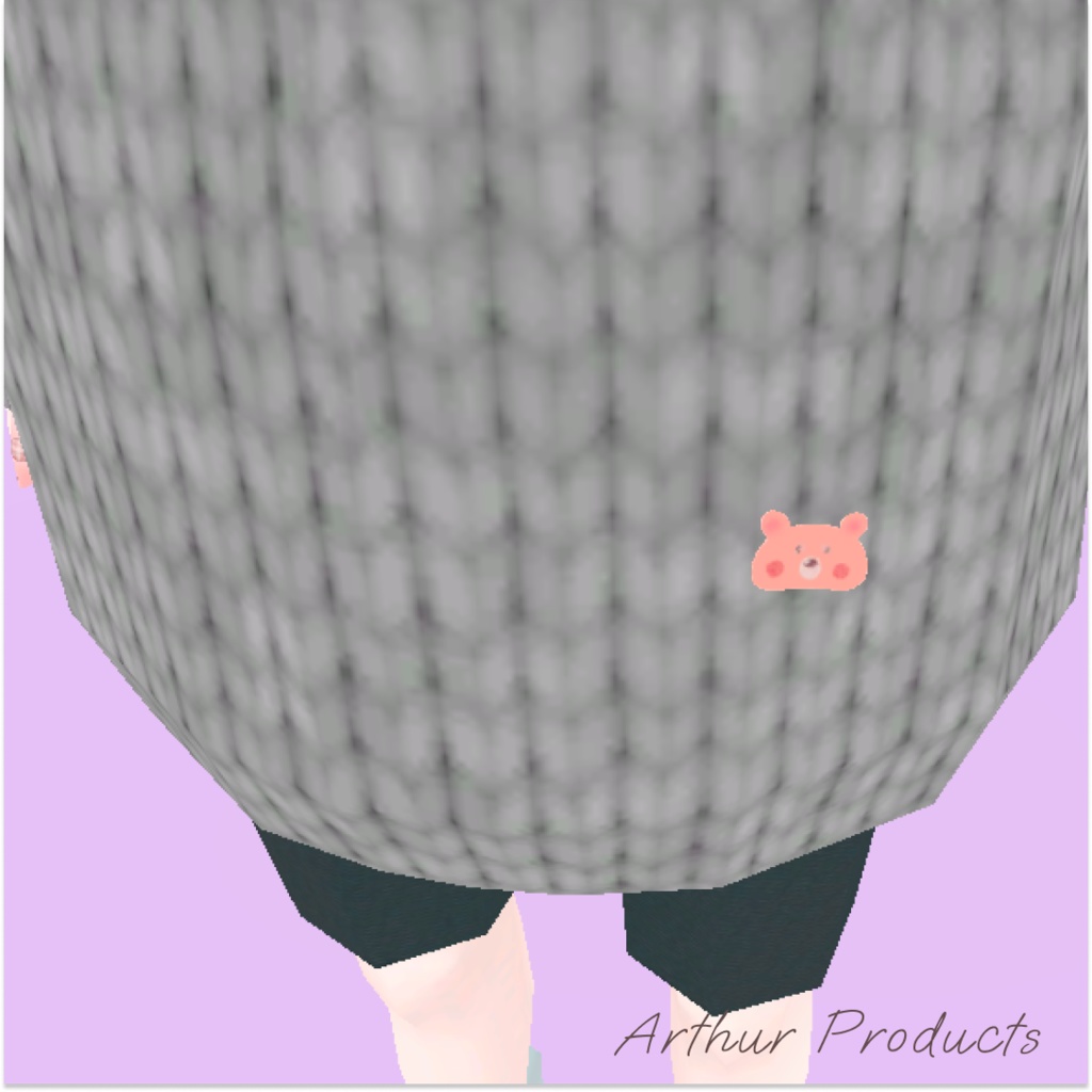 ✨ おっとりくまのバッジ ヘアピン