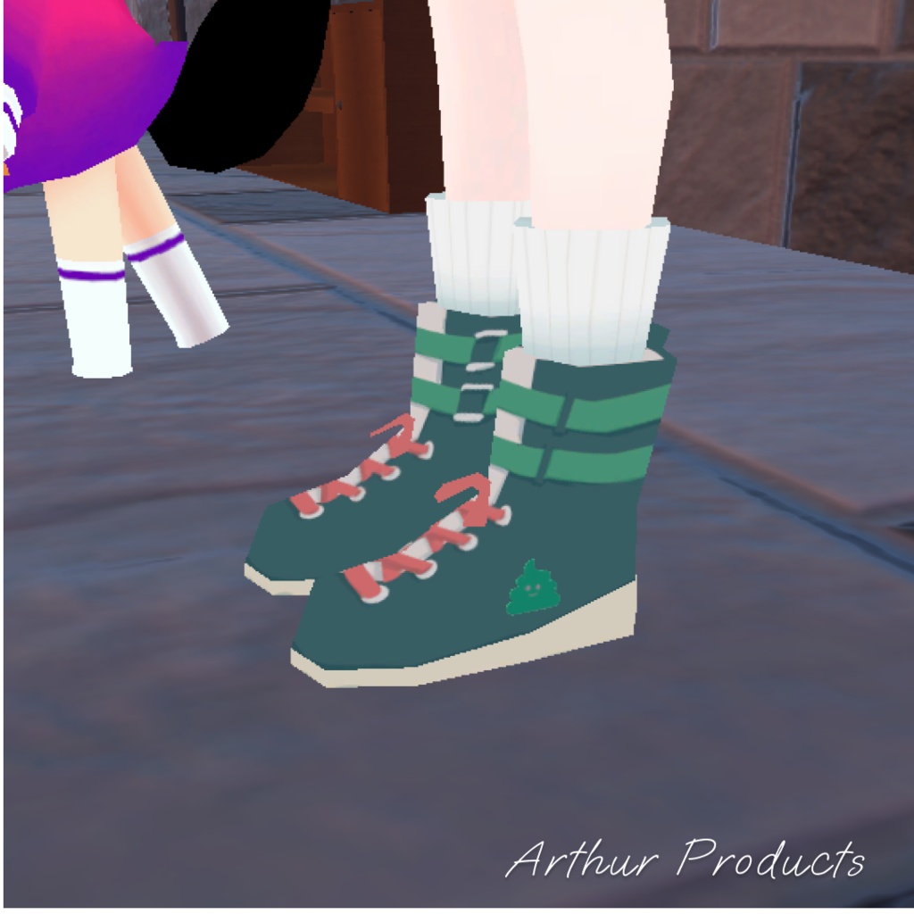 かわいいうんちの形のソフトクリーム バッジ