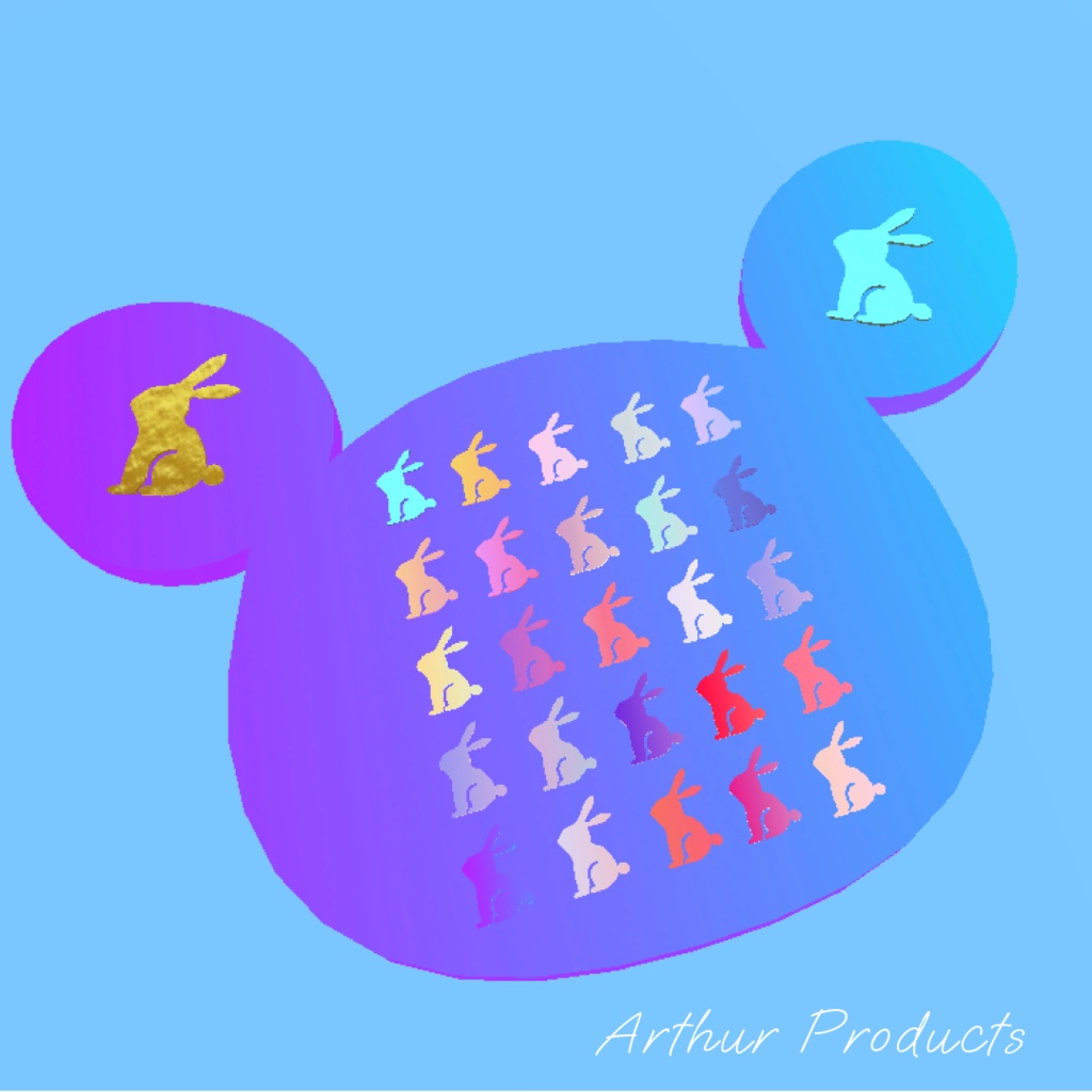 セクシーなうさぎのバッジ sexy rabbit badge