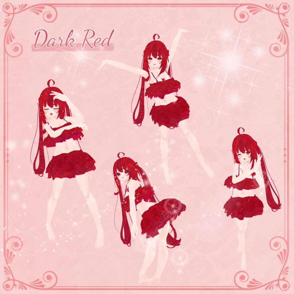 ✨【舞夜maya対応水着】ふわふわ★シンクロ二ティー