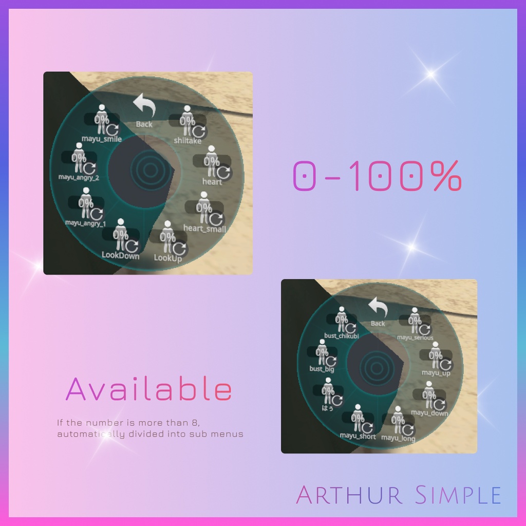 ✨ Easy Puppet Radial 0-100% English Edition