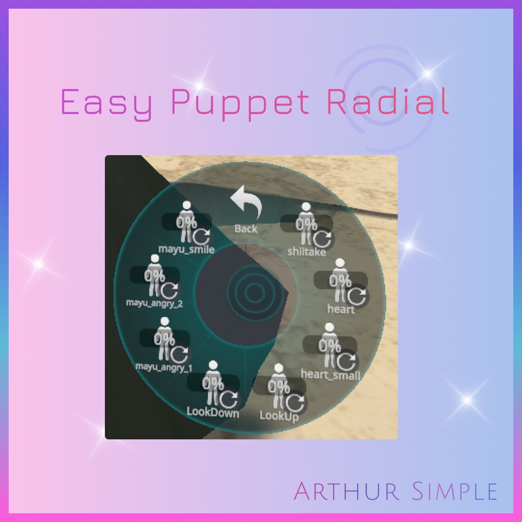 ✨  Easy Puppet Radial 0-100% English Edition