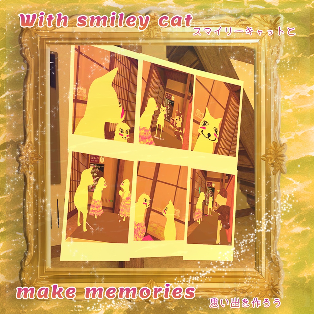 ✨ Smiley Cat スマイリーキャット オリジナル3Dモデル