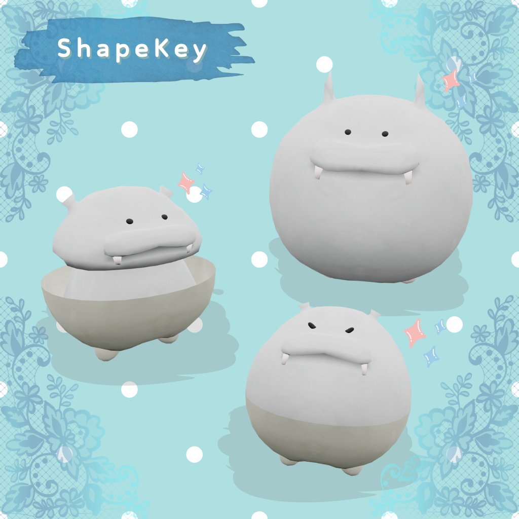 ✨ ちゃぴぱ / Chapipa オリジナル3Dモデル