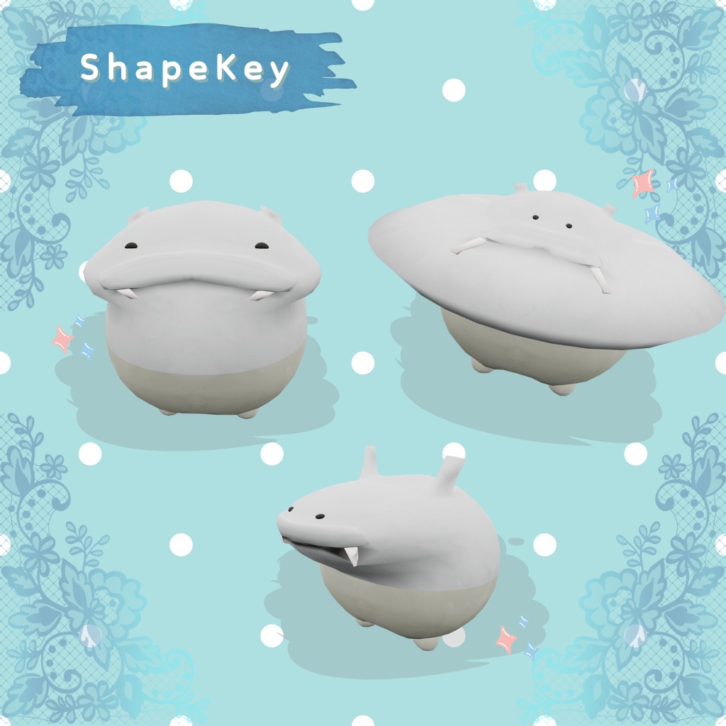 ✨ ちゃぴぱ / Chapipa オリジナル3Dモデル