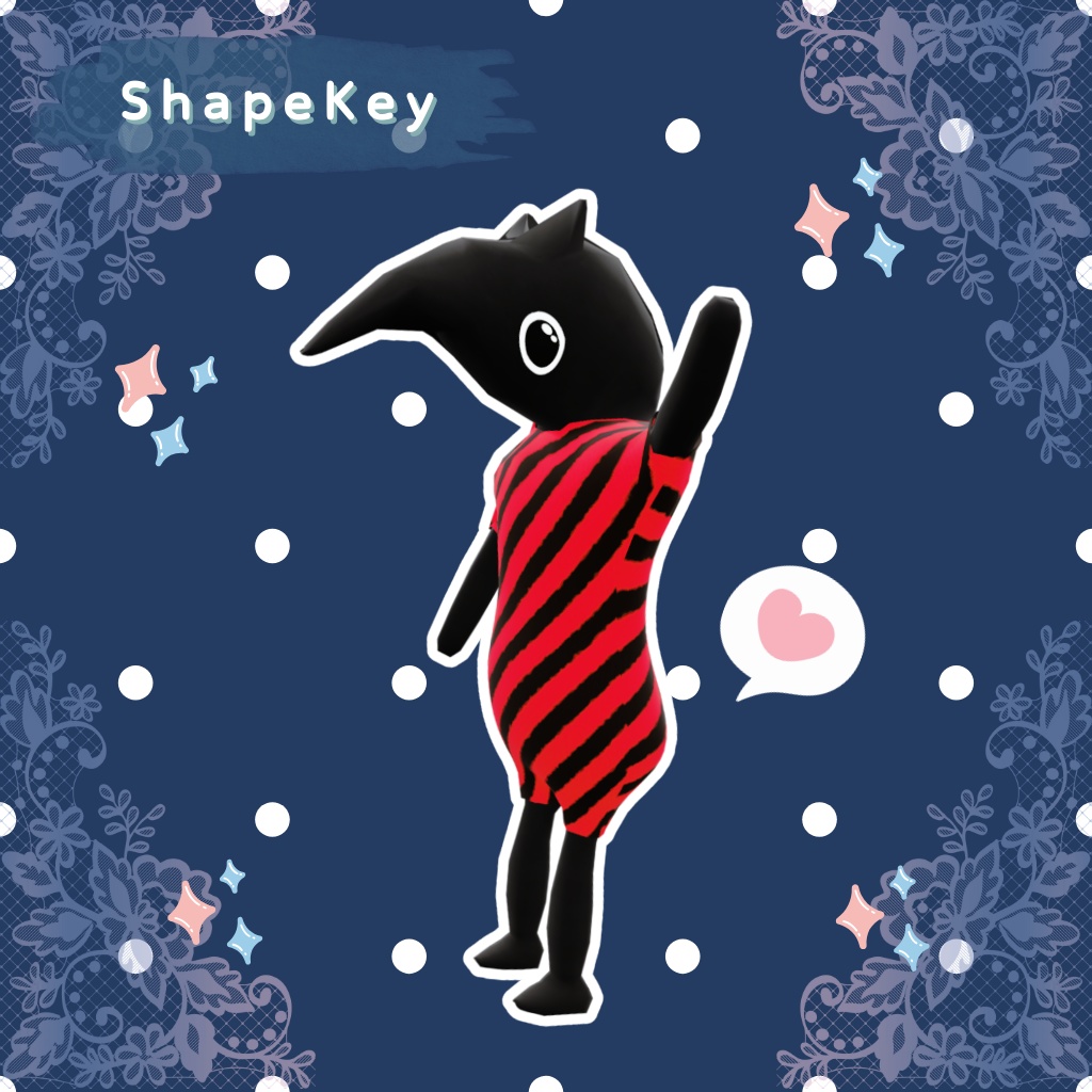 ✨ のくとりーな / NoctoRhina オリジナル3Dモデル