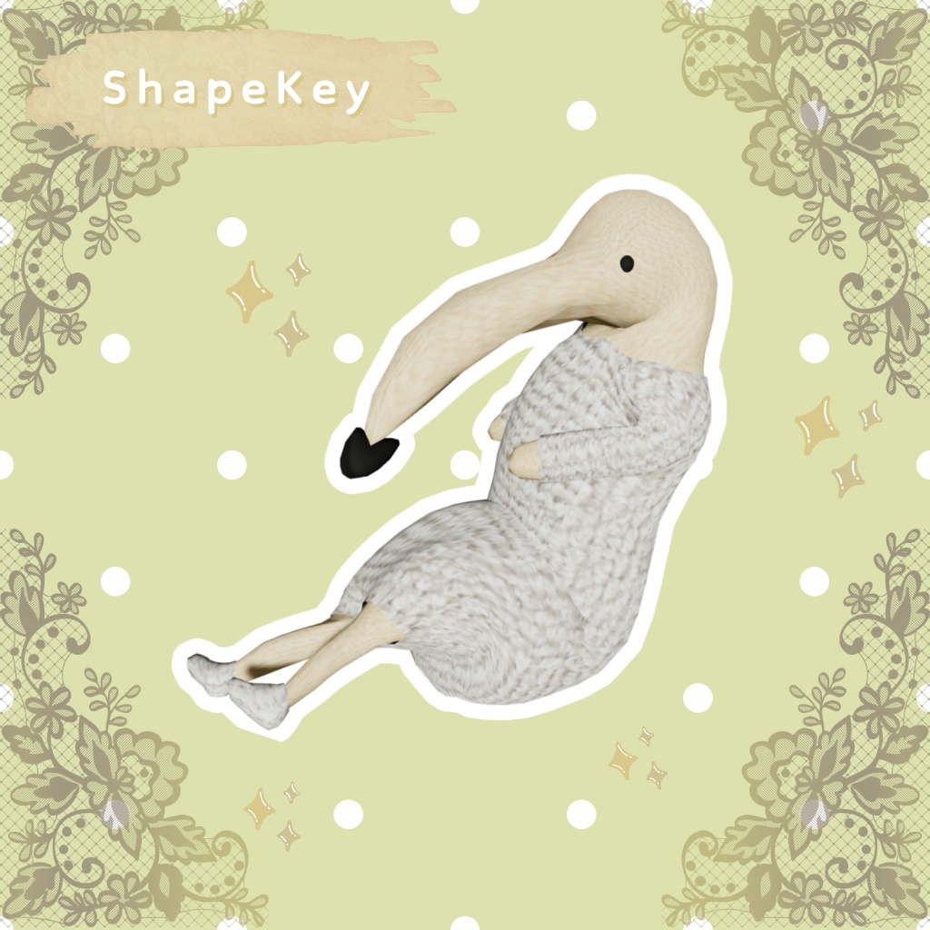 ✨ らってぃー / Rattie オリジナル3Dモデル