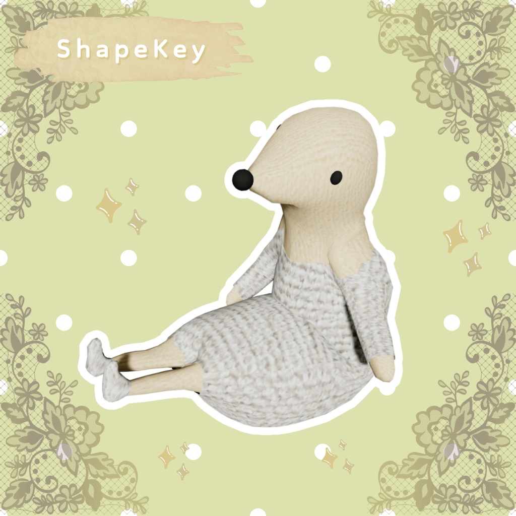 ✨ らってぃー / Rattie オリジナル3Dモデル