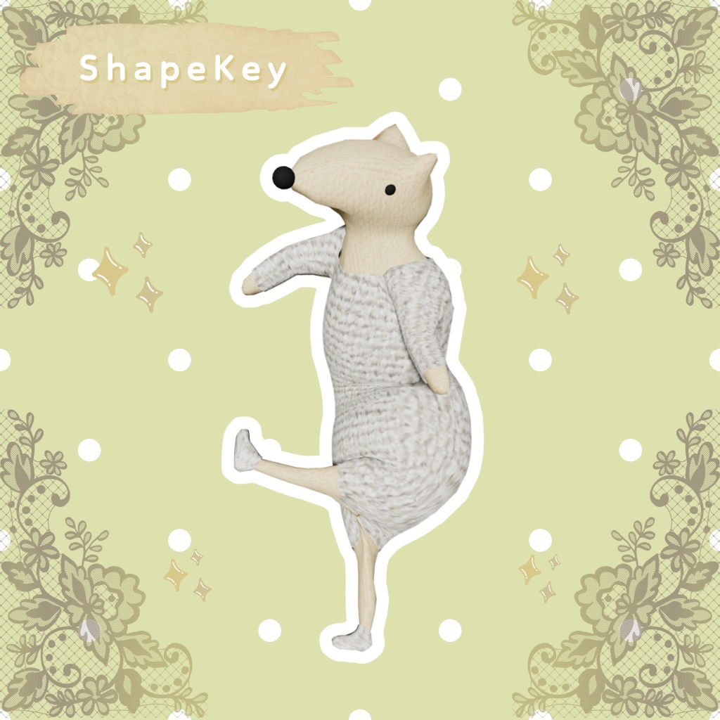 ✨ らってぃー / Rattie オリジナル3Dモデル