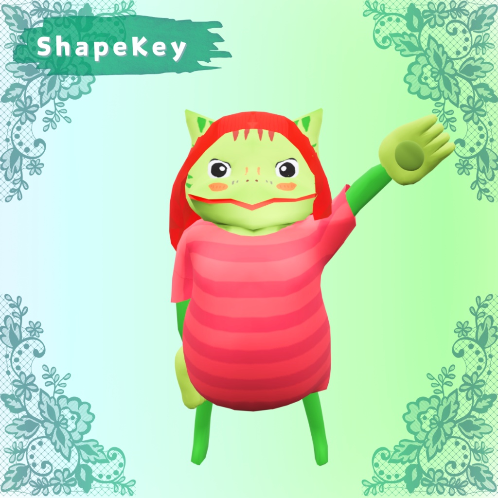 ✨ ぴょんぽこ / PyonPoko オリジナル3Dモデル