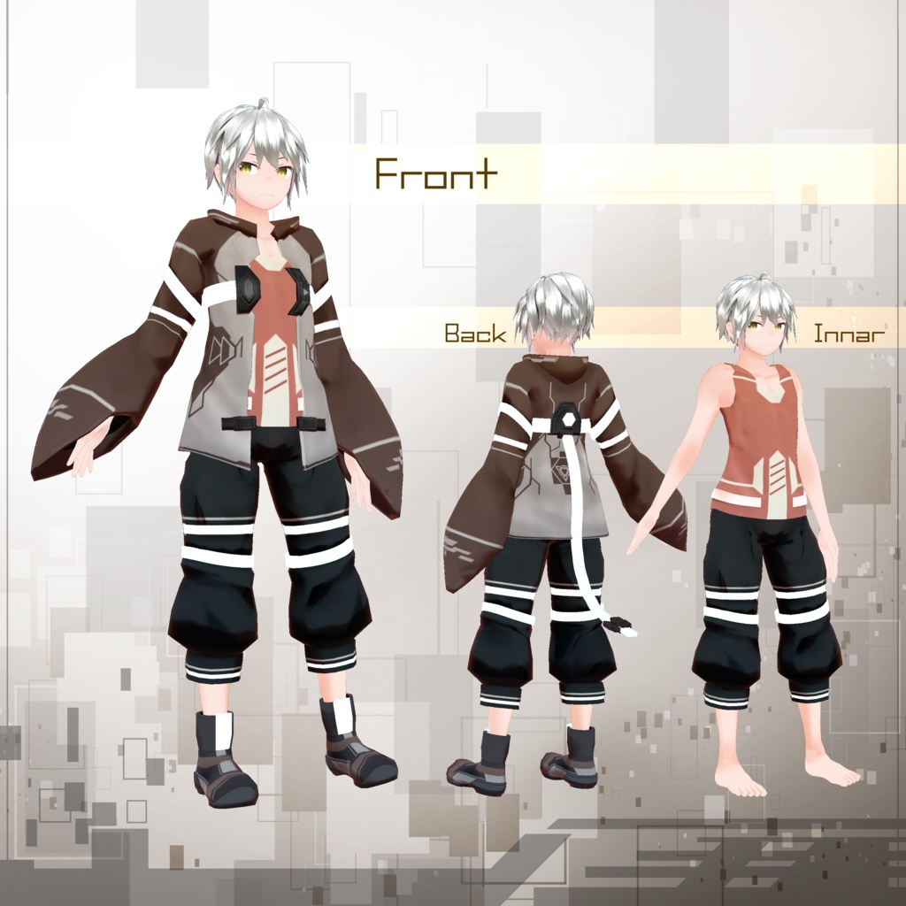 【オリジナル3Dモデル】Phelga -フェルガ- v1.4