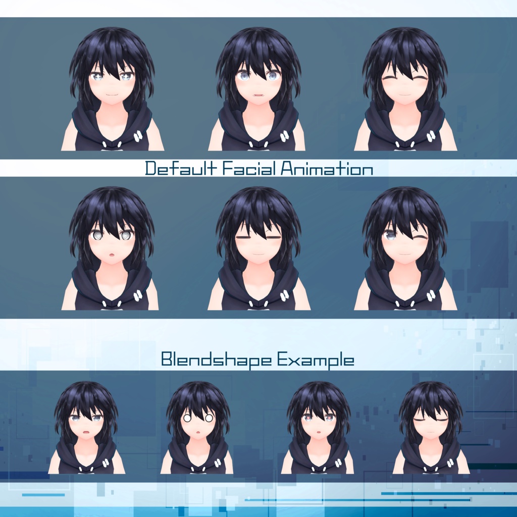 【オリジナル3Dモデル】Remuy -レムイ- v1.3