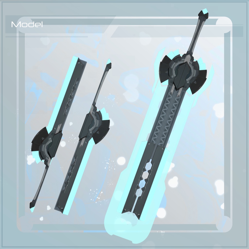 【オリジナル3D武器モデル】HexeNigung【MA対応/ギミック付き】