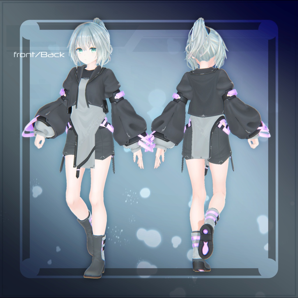 【オリジナル3D衣装】Code:Hemitray【9アバター+α対応】