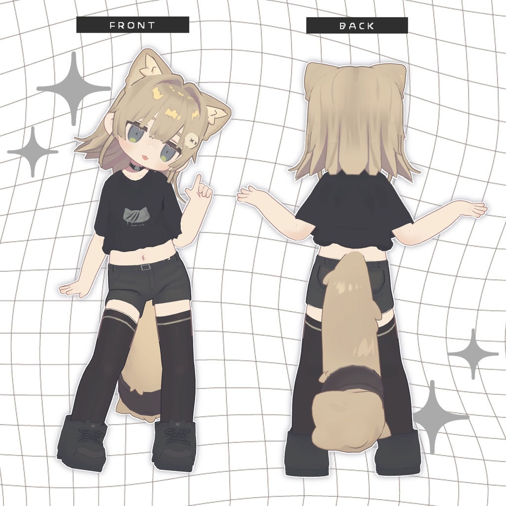 【キプフェル/まめふれんず対応】grunge kip