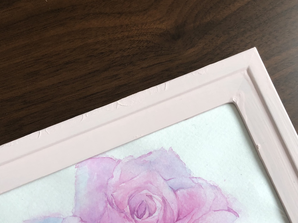 薔薇の水彩原画