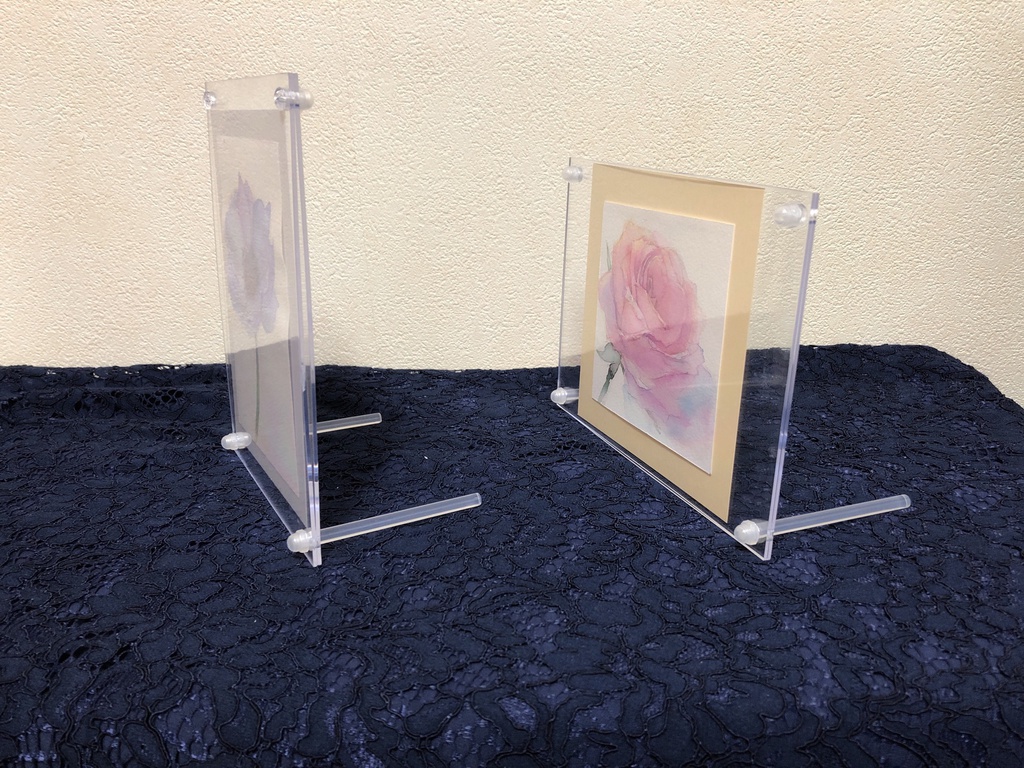 アネモネと薔薇のミニ原画