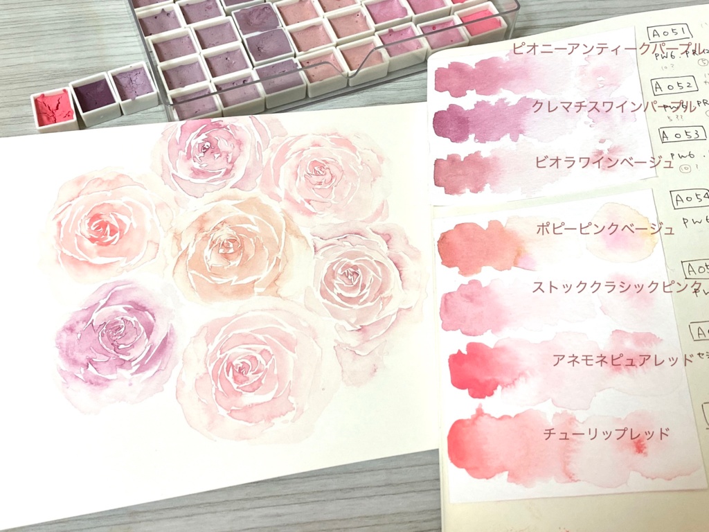 Soldout ハンドメイド絵具 フラワー ふわもこ堂の水彩屋さん Booth