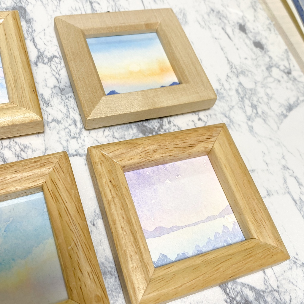 2000円空のミニ原画【額あり】