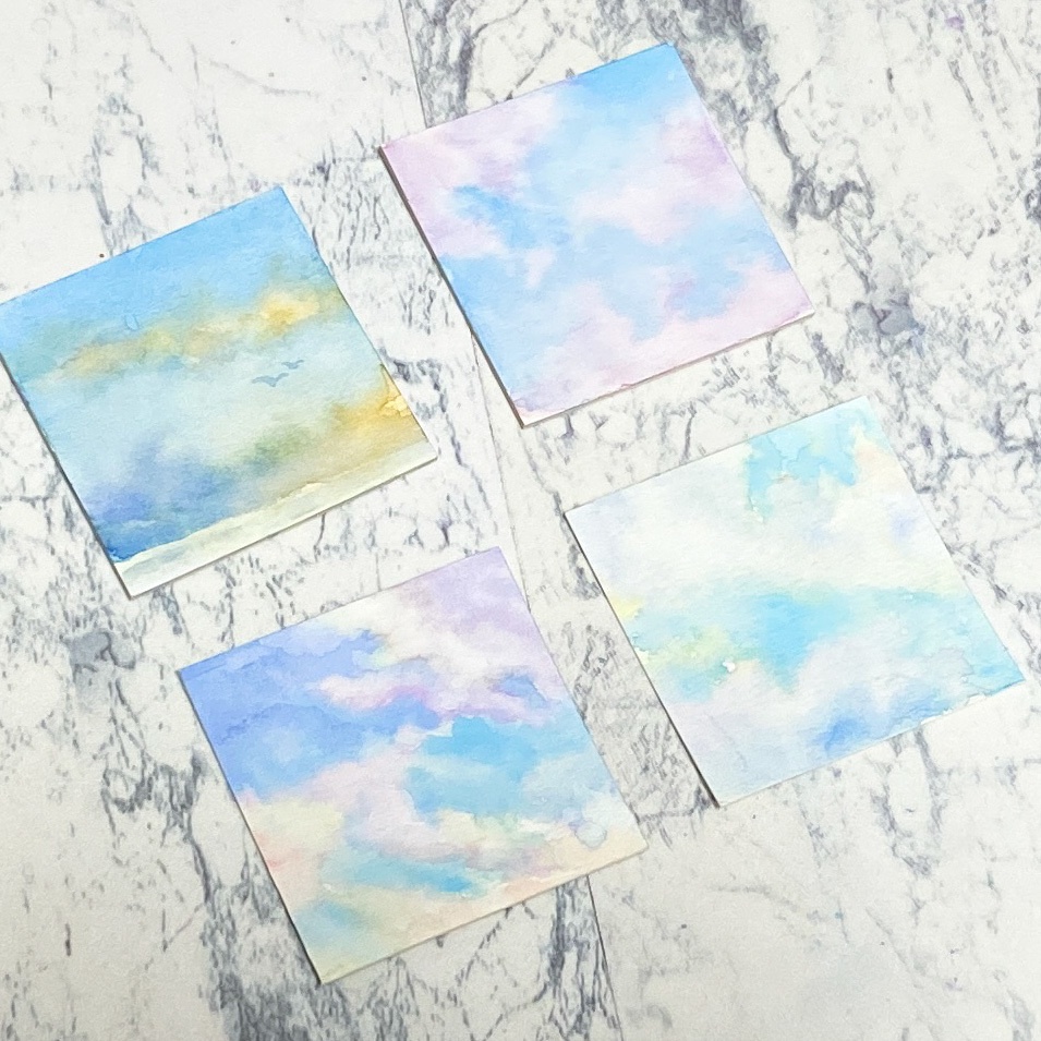 【額あり】空のミニ原画