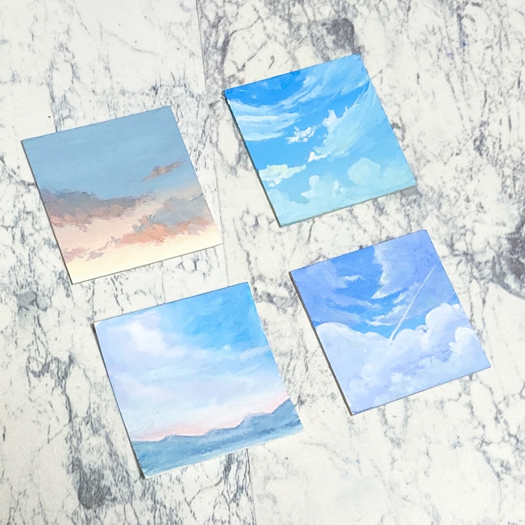 【額あり】空のミニ原画