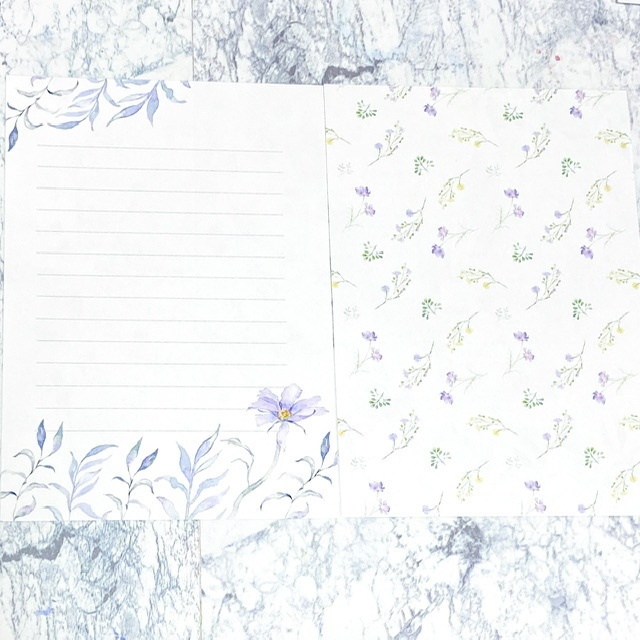 コスモスのレターセット*トレペ封筒