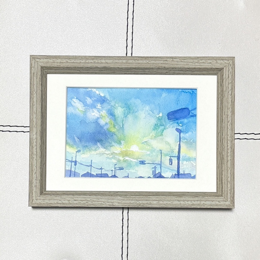 【額装原画】一日のはじまり【L版】