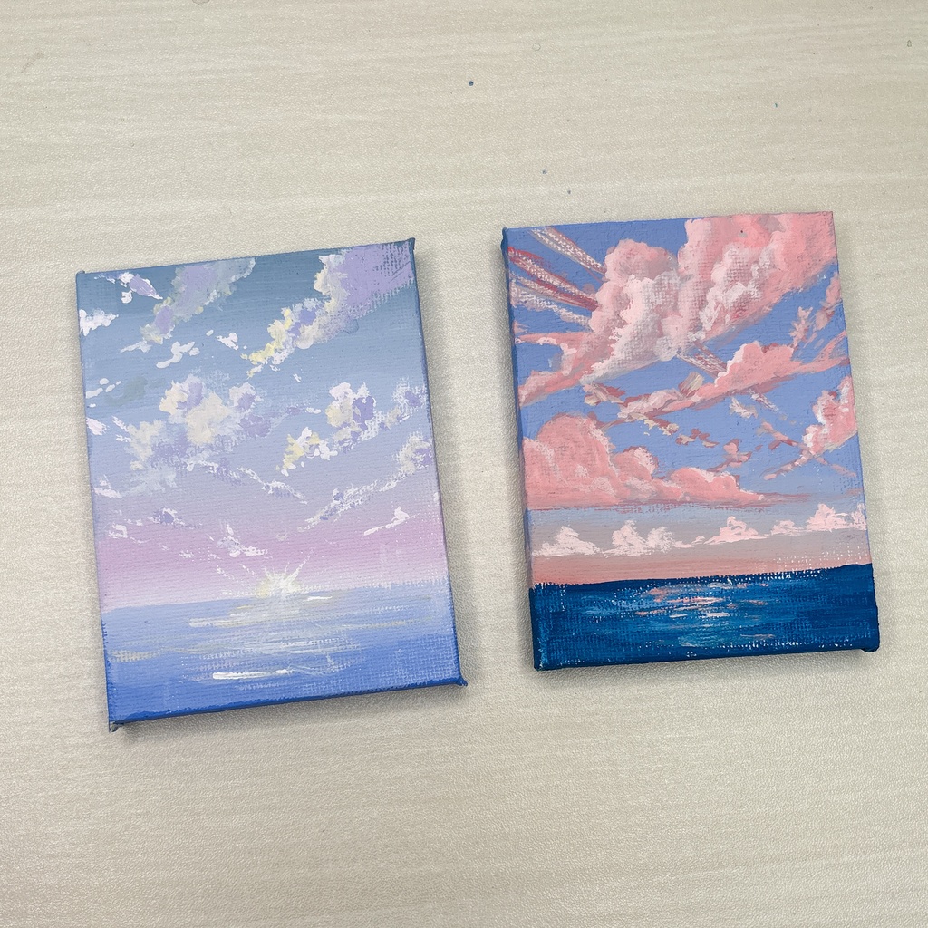 イーゼル付きキャンバス