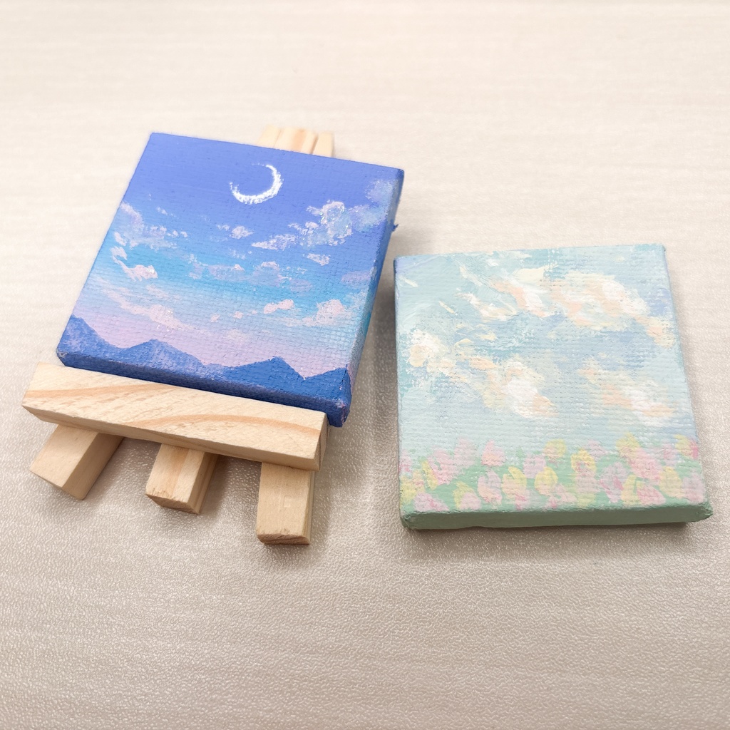 ミニキャンバスガチャ(イーゼル別)