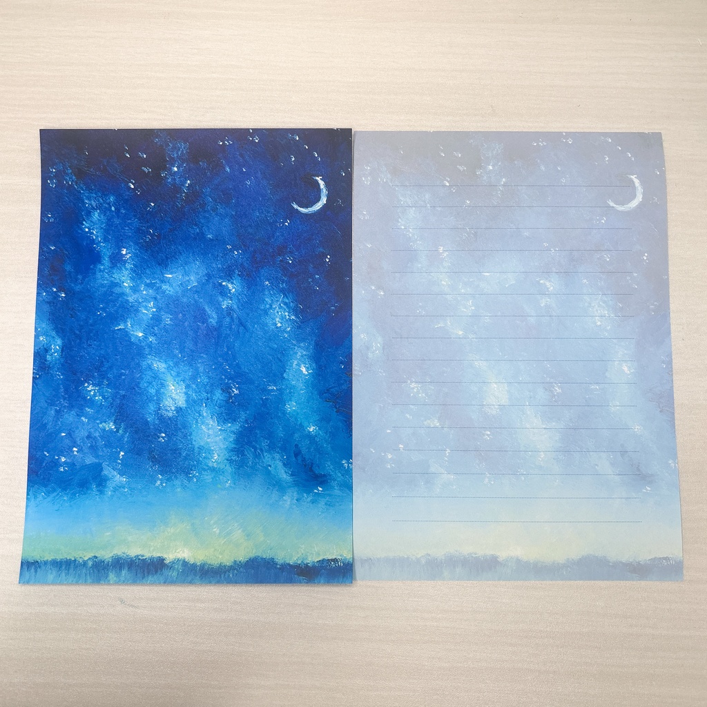 星空のレターセット*トレペ封筒