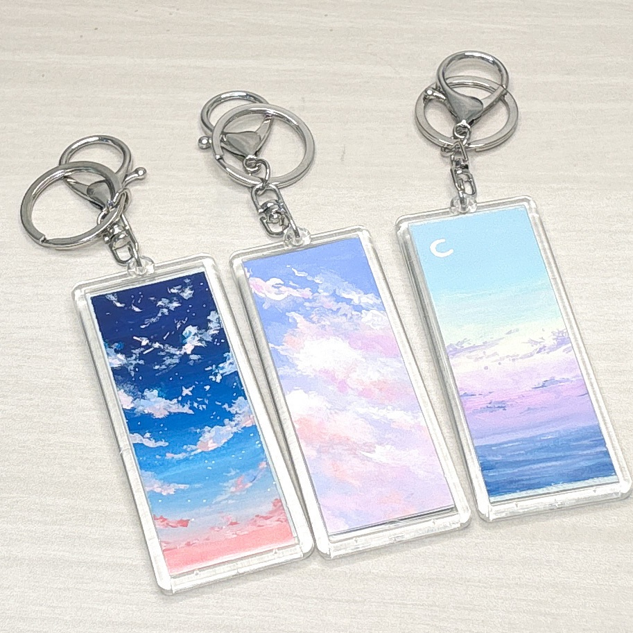 【1/1 0:30販売開始】原画キーホルダーガチャ【アクリルガッシュ】