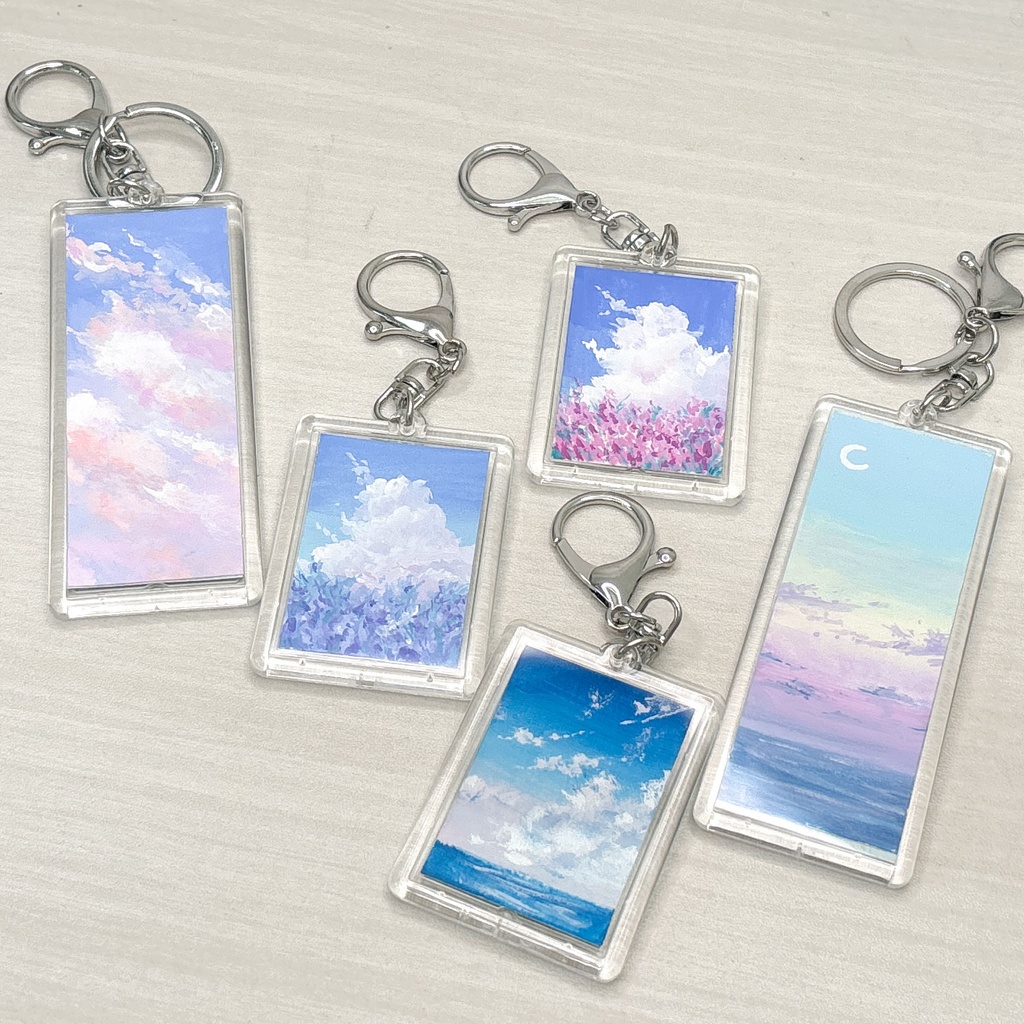 【1/1 0:30販売開始】原画キーホルダーガチャ【アクリルガッシュ】