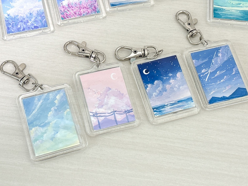 【1/1 0:30販売開始】原画キーホルダーガチャ【アクリルガッシュ】