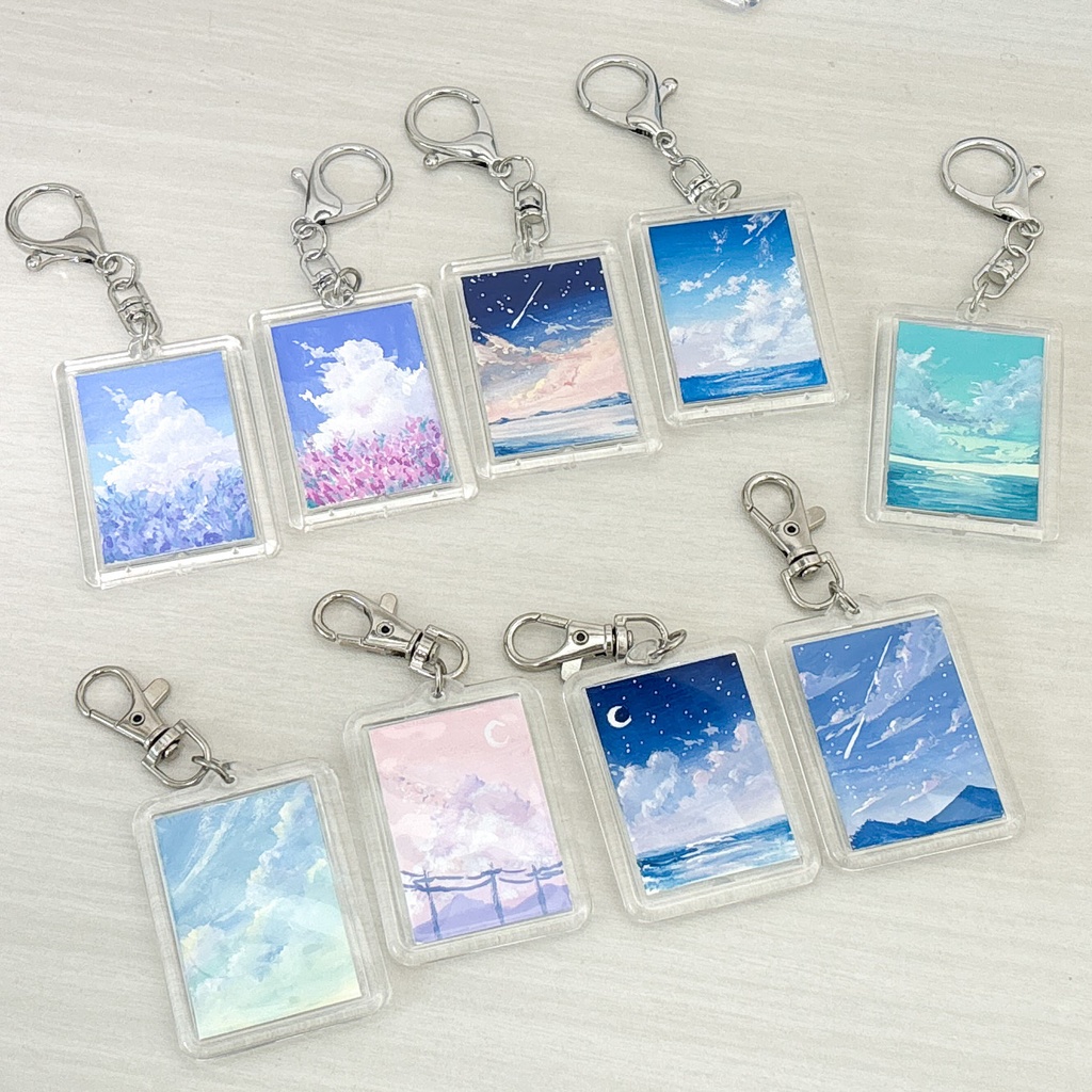 【1/1 0:30販売開始】原画キーホルダーガチャ【アクリルガッシュ】