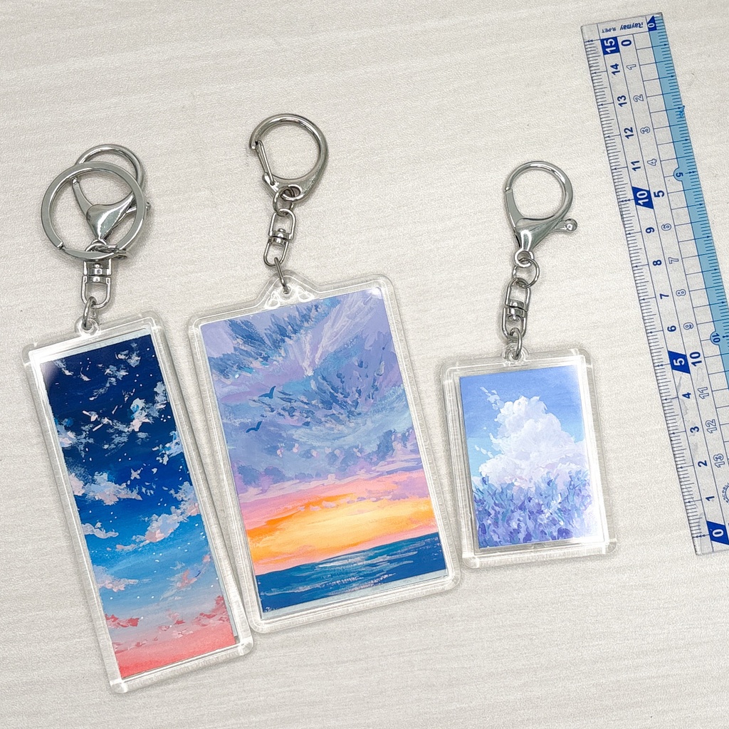 【1/1 0:30販売開始】原画キーホルダーガチャ【アクリルガッシュ】