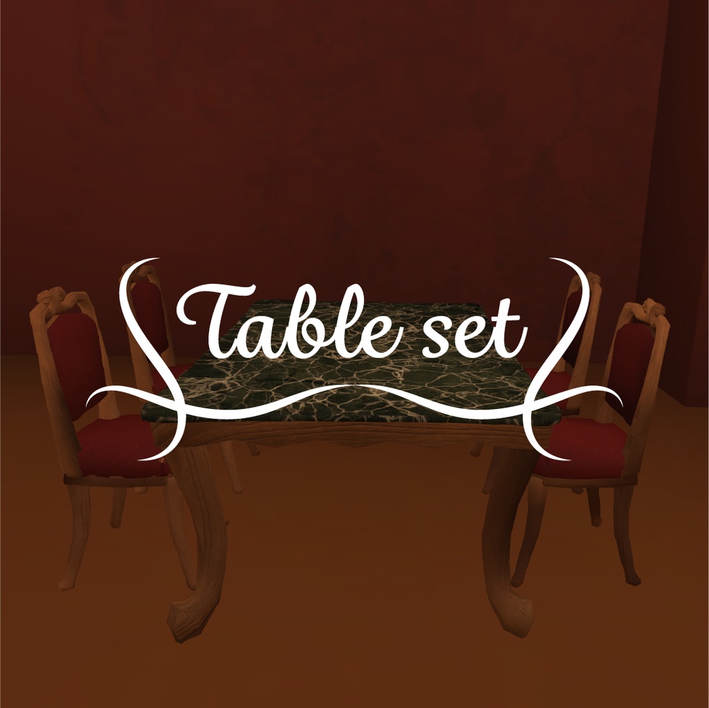 テーブルセット Table set