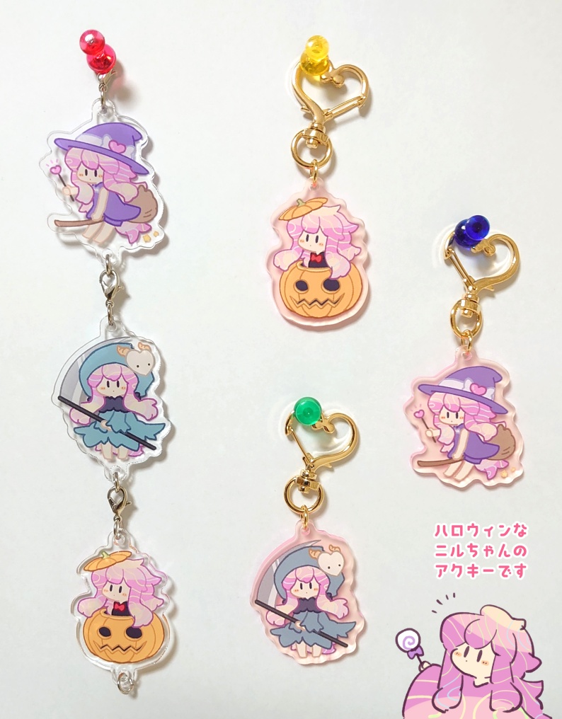 ハロウィンニルちゃんアクキー