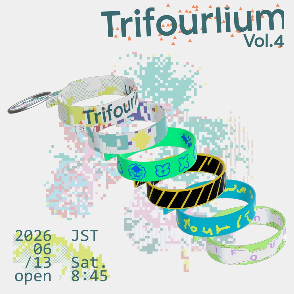 Trifourlium Wristband&Charm
