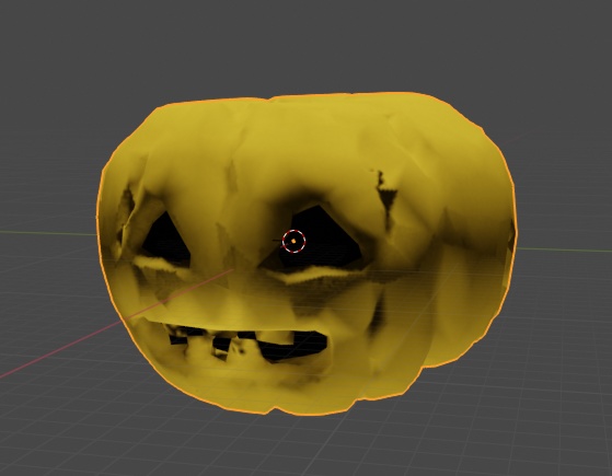 かぼちゃの3Dモデル