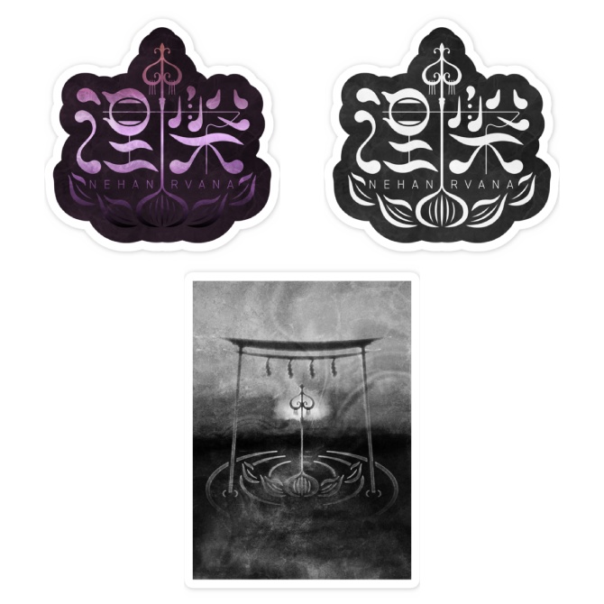 結 MUSUBI | NEHAN LOGO / LOTUS STICKER
