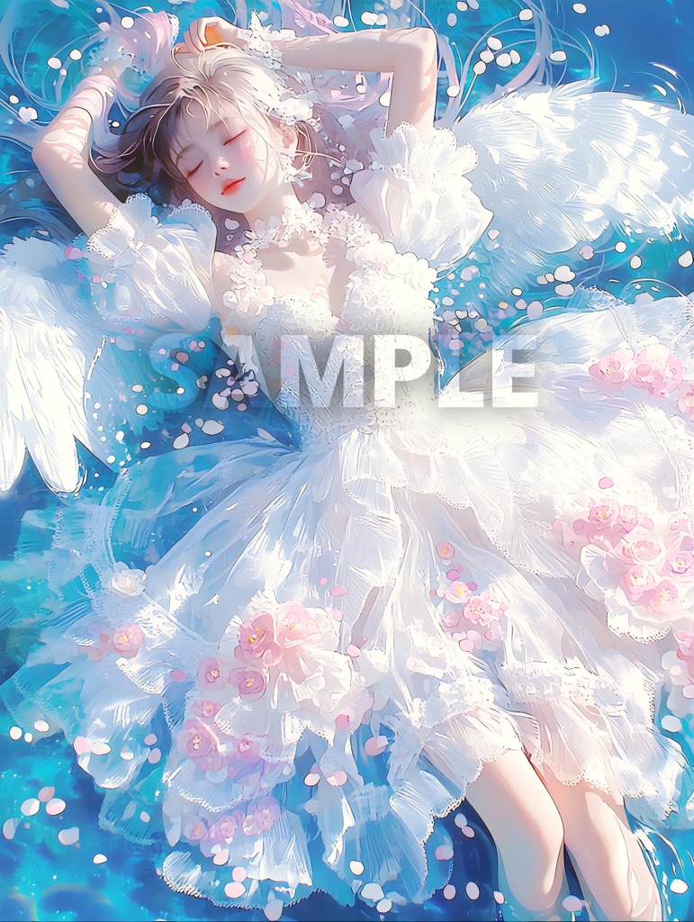 水と天使の少女たち🪽(5枚セット)