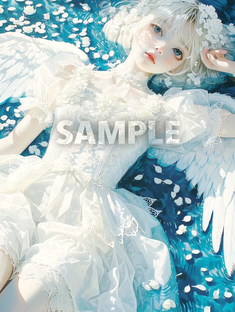 水と天使の少女たち🪽(5枚セット)