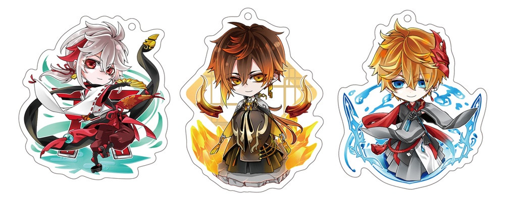 原神　キャラアクキー